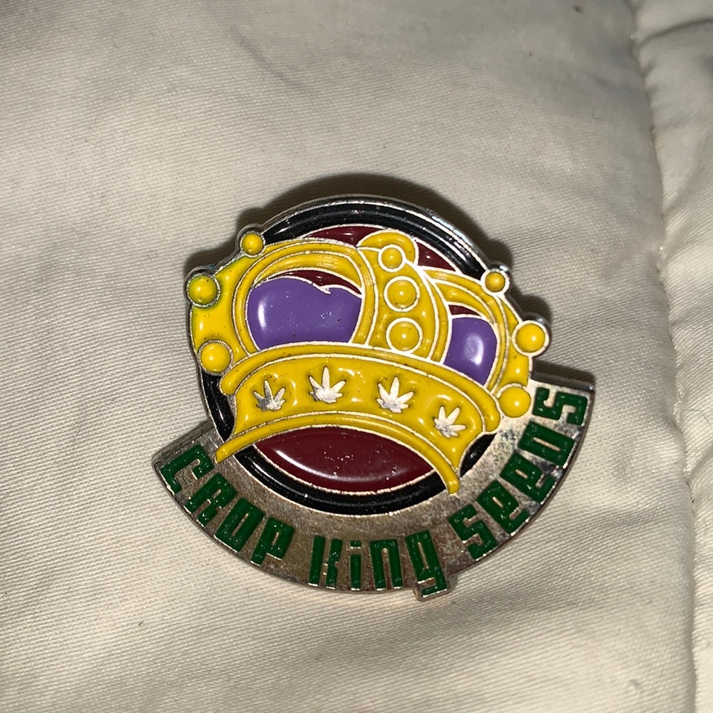 Crop King Seeds Promo Pin
